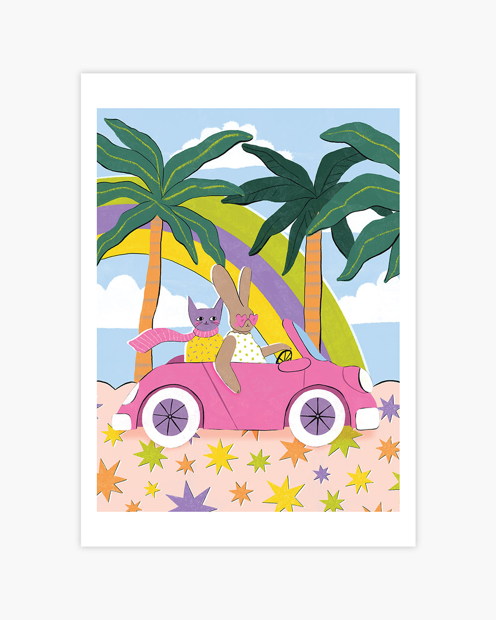 Cruising Cuties Art Print