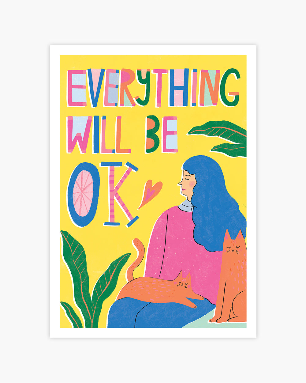 Positive Quote Art Print
