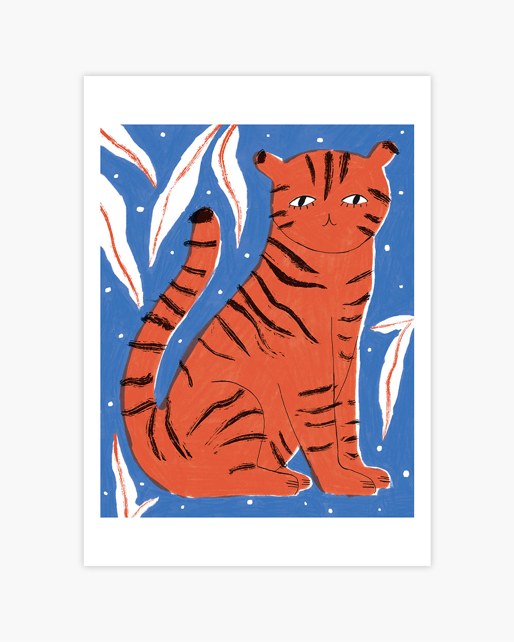 Bold Tiger Art Print