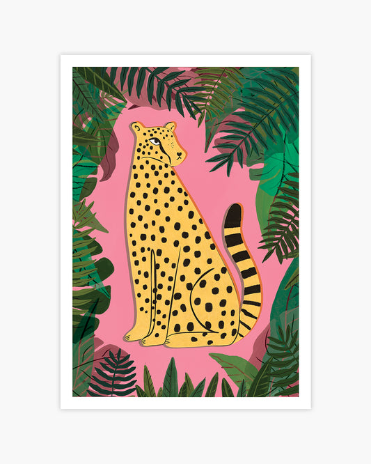 Cheetah Jungle Art Print