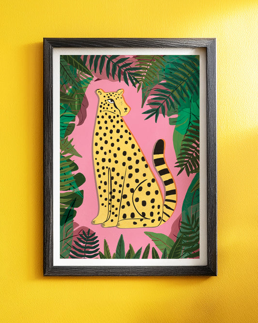 Cheetah Jungle Art Print