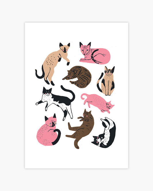 Cats Art Print