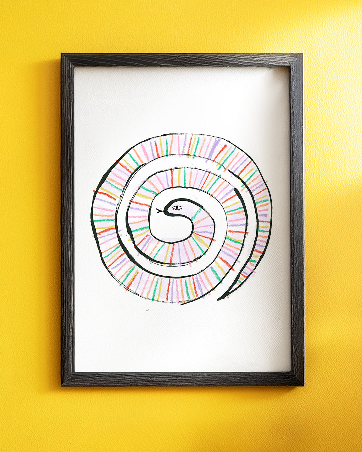 Whimsical Snake Art Print