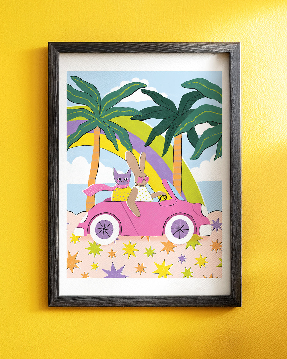 Cruising Cuties Art Print