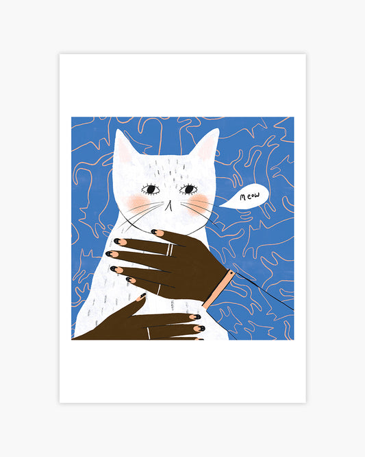 Cat Lover Art Print
