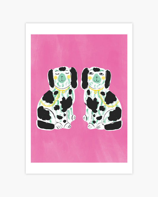 Wally Dogs Art Print