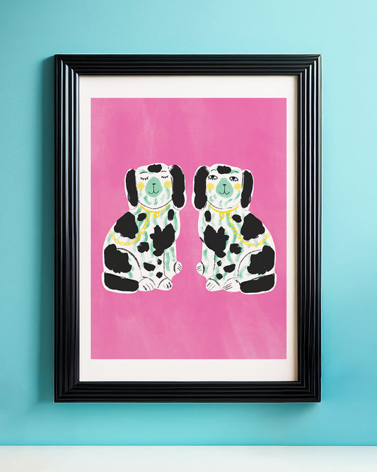 Wally Dogs Art Print