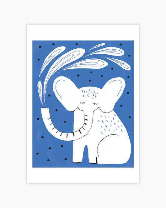 Bold Elephant Art Print