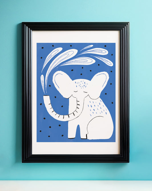 Bold Elephant Art Print