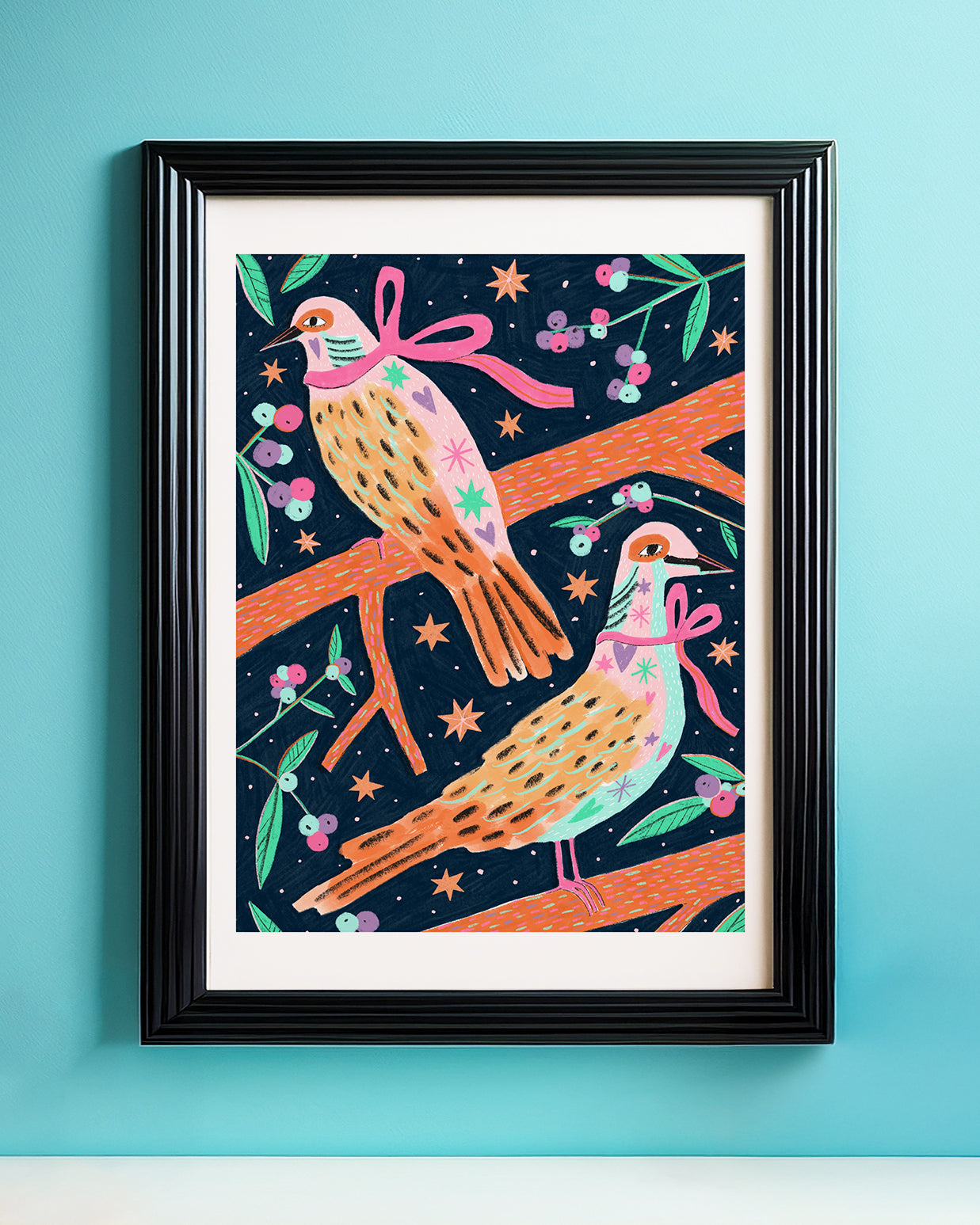 Magical Birds Art Print