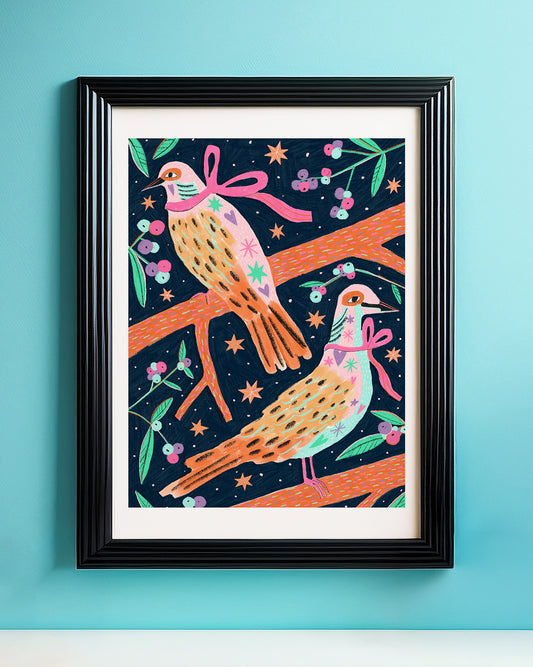 Magical Birds Art Print