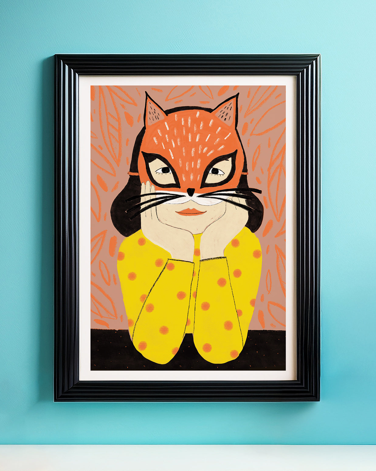 Fox Girl Art Print