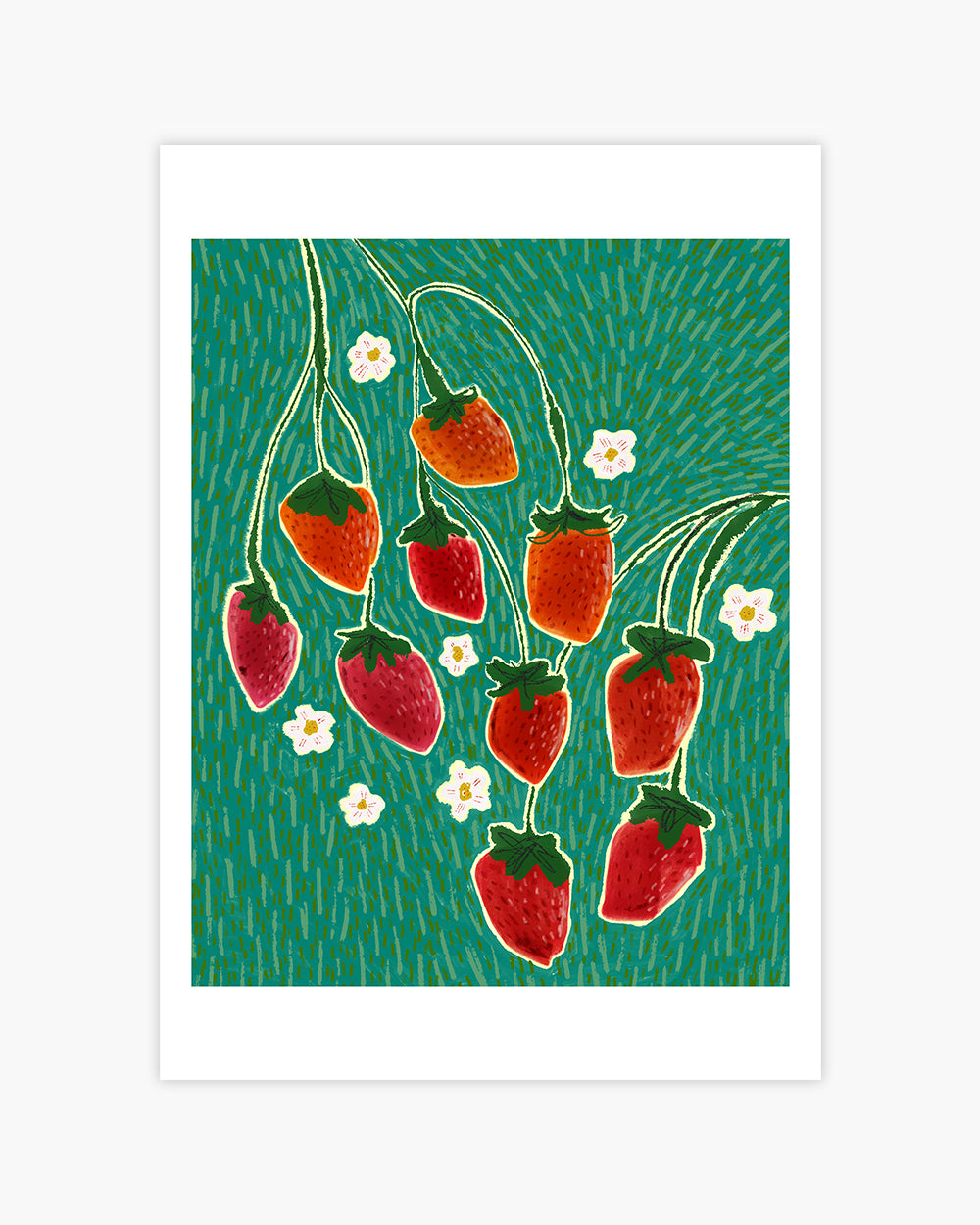 Strawberries Art Print
