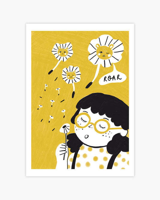 Dandy Lions Art Print