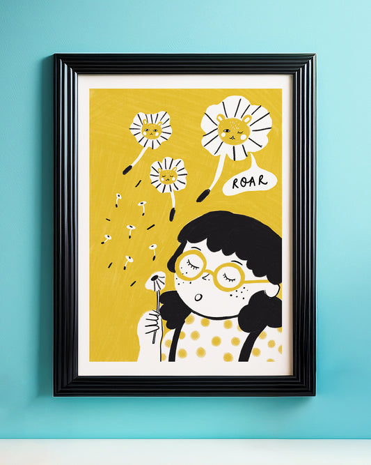 Dandy Lions Art Print