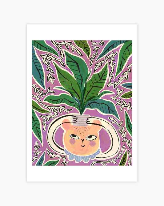 Plant Bear Art Print
