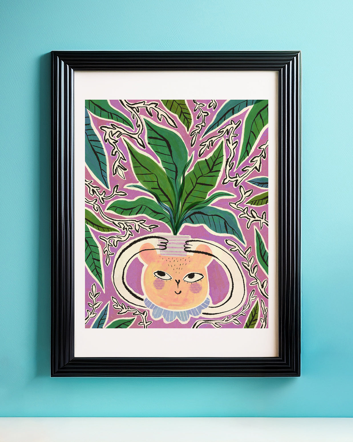 Plant Bear Art Print