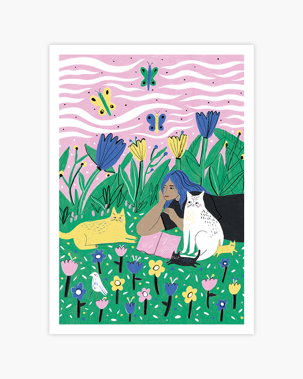 Whimsical Garden Art Print