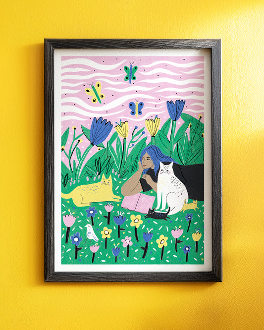 Whimsical Garden Art Print