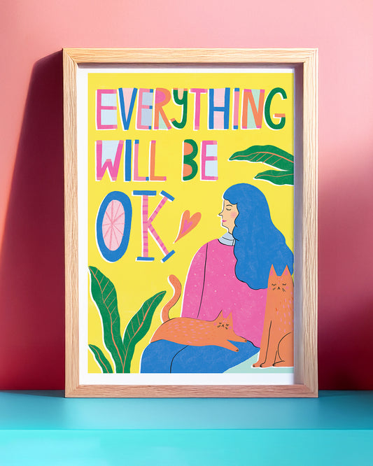 Positive Quote Art Print