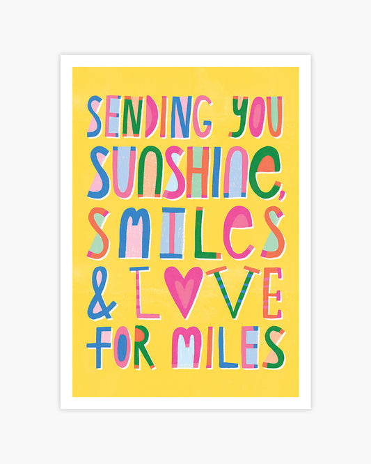 Sunshine Smiles Art Print