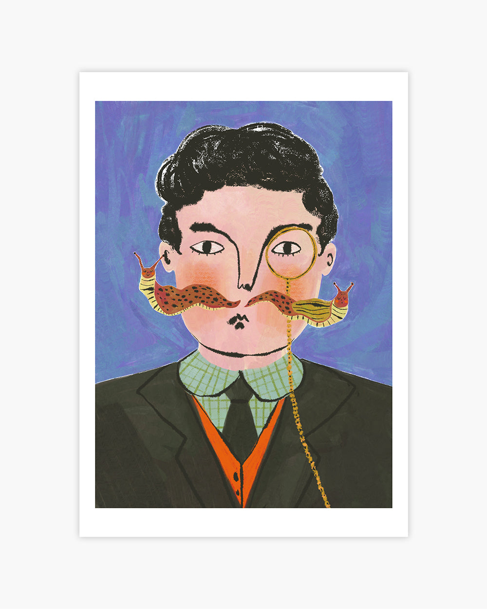 Mr Slug Man Art Print