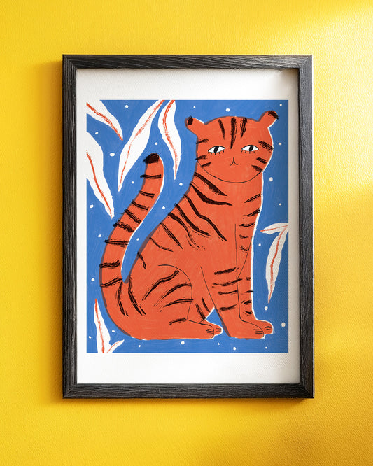 Bold Tiger Art Print